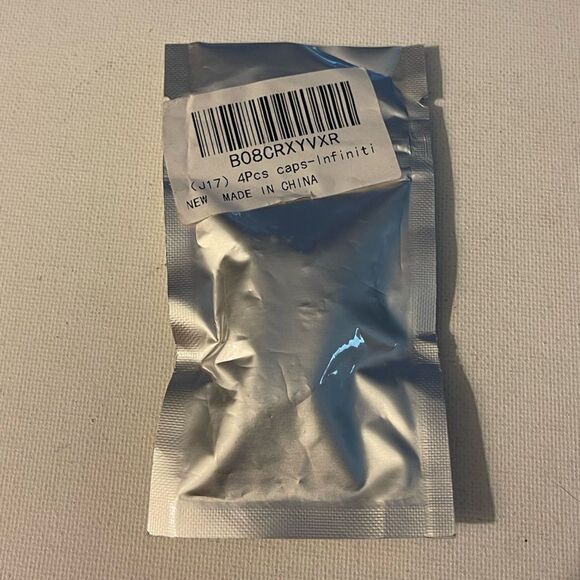 Infinity valve Stem caps in black set of 4 NWT - Picture 4 of 4